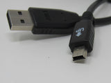 Standard USB A Plug to USB Mini B Plug Cable 55 Inches Male -- Used