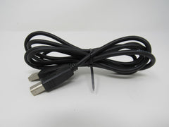 Standard USB A Plug to USB B Plug Cable 5.5 ft Male -- Used