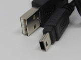 Standard USB A Plug to USB Mini B Plug Cable 55 Inches Male -- New