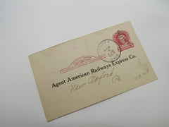 USPS Scott UY8r Antique 1c Red On Buff Martha Washington Used Postal Reply Card -- Used