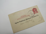 USPS Scott UY8r Antique 1c Red On Buff Martha Washington Used Postal Reply Card -- Used