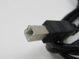 Standard USB A Plug to USB B Plug Cable 5.5 ft Male -- New