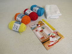 Hook & Needle Towel Toppers and Trims Yarn Kit 3 Balls 3 Cotton Towels Cotton -- New