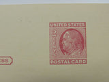 USPS Scott UX38 2c Red On Buff Benjamin Franklin Used G (Good) Postal Card -- Used