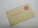 USPS Scott UY13m 2c Carmine Rose On Buff George Washington Postal Reply Card -- Used