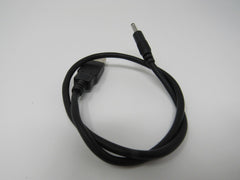 Standard USB A Plug to Power Jack Adapter Cable 1 ft Male -- Used