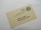 USPS Scott UY15r 2c on 1c Green On Buff Martha Washington Postal Reply Card -- Used