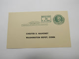 USPS Scott UY15r 2c on 1c Green On Buff Martha Washington Postal Reply Card -- Used