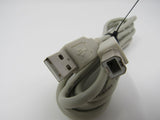 Standard USB A Plug to USB B Plug Cable 5 ft Male -- New