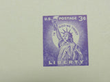 USPS Scott UX46 3c Violet Statue of Liberty G (Good) Postal Card -- Used