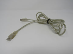 Standard USB A Plug to USB B Plug Cable 5.5 ft Male -- New