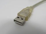 Standard USB A Plug to USB B Plug Cable 5.5 ft Male -- New