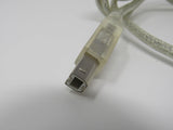 Standard USB A Plug to USB B Plug Cable 5.5 ft Male -- New