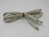 Standard USB A Plug to USB B Plug Cable 3 ft Male -- Used