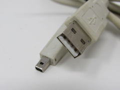 Standard USB A Plug to USB B Plug Cable 3 ft Male -- Used