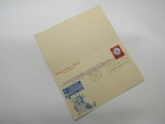 USPS Scott UY16 4c Red First Day of Issue Statue of Liberty Postal Reply Card -- Used