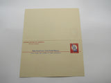 USPS Scott UY16 4c Red First Day of Issue Statue of Liberty Postal Reply Card -- Used