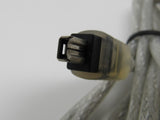 Standard Firewire Type 1 Plug to Type 2 Plug Cable 4.5 ft -- Used