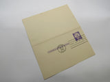 USPS Scott UY17 3c Statue of Liberty Violet First Day of Issue Postal Reply Card -- Used