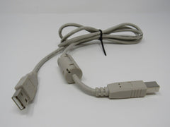 Standard USB A Plug to USB B Plug Cable 55 Inches Male -- New