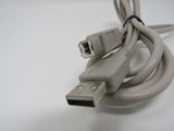 Standard USB A Plug to USB B Plug Cable 5.5 ft Male -- New