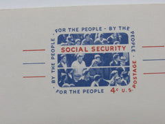 USPS Scott UX51 4c Social Security Mint Never Hinged/MNH G (Good) Postal Card -- Used