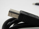 Standard USB A Plug to USB B Plug Cable 5.5 ft Male -- New