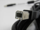 Standard USB A Plug to USB B Plug Cable 5.5 ft Male -- New