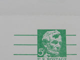 USPS Scott UY21 5c Mint Abraham Lincoln First Day of Issue Postal Reply Card -- Used