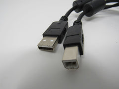 Standard USB A Plug to USB B Plug Cable 55 Inches Male -- New