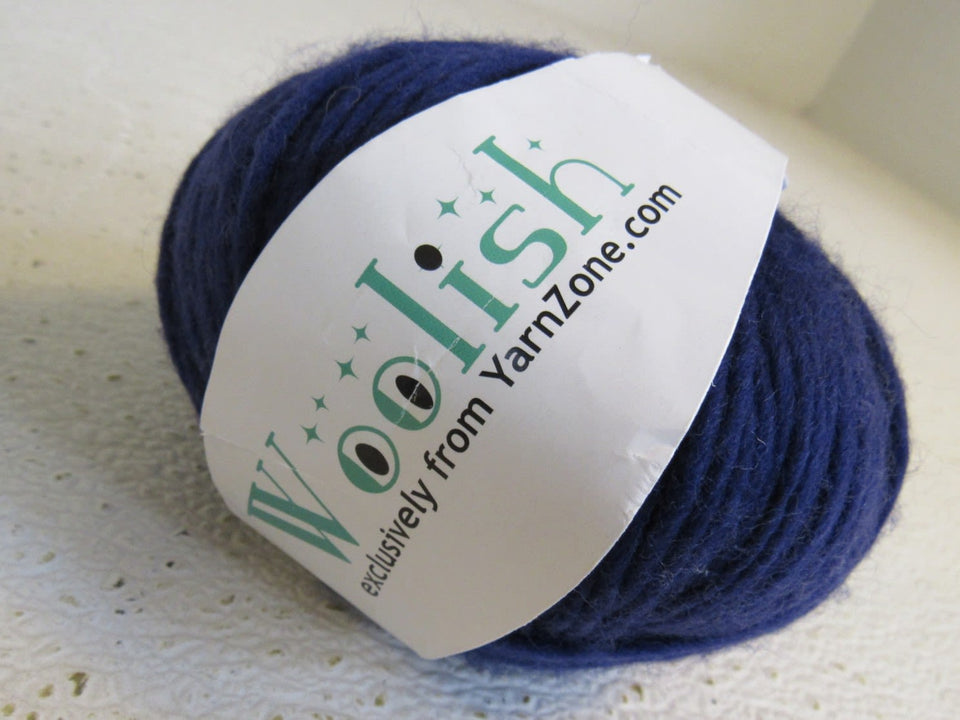 Yarn Zone Woolish Yarn Indigo 1 Ball 50-g/100-m Worsted Weight