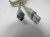 Standard Firewire Type 1 Plug to Type 2 Plug Cable 6 ft -- Used