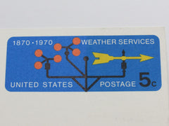 USPS Scott UX57 5c Weather Services VG/F (Very Good/Fine) Postal Card -- New