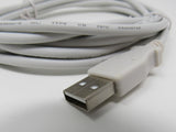 Standard USB A Plug Cable 9.5 ft Male -- New