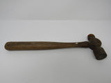 Professional Wooden Handled Ball Pein Hammer 12-in 16-oz Vintage -- Used