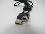 Standard USB A Plug to USB B Plug Cable 5.5 ft Male -- New