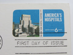 USPS Scott UX60 6c US Hospitals New York Postal Card First Day of Issue -- New