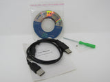 Standard USB A Plug Y Splitter Cable For 2.5 HDD Enclosure 21 Inches Male -- New