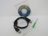 Standard USB A Plug Y Splitter Cable For 2.5 HDD Enclosure 21 Inches Male -- New