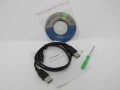 Standard USB A Plug Y Splitter Cable For 2.5 HDD Enclosure 21 Inches Male -- New