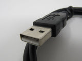 Standard USB A Plug Y Splitter Cable For 2.5 HDD Enclosure 21 Inches Male -- New