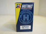 Hastings Fuel Filter Premium Filters GF231 -- New
