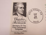 USPS Scott UX68 7c Charles Thomson Patriot Postal Card First Day of Issue -- New