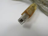Standard USB A Plug to USB B Plug Cable 6 ft Male -- Used