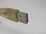 Standard USB A Plug to USB B Plug Cable 6 ft Male -- Used