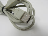 Standard USB A Plug to USB B Plug Cable 4.5 ft Male -- New