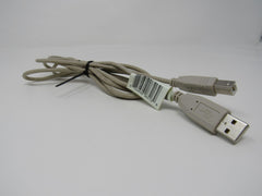 Standard USB A Plug to USB B Plug Cable 5.5 ft Male -- Used