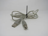 Standard USB A Plug to USB B Plug Cable 4.5 ft Male -- Used