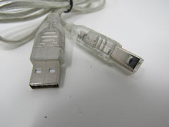 Standard USB A Plug to USB B Plug Cable 4.5 ft Male -- Used