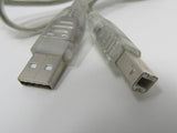 Standard USB A Plug to USB B Plug Cable 4.5 ft Male -- Used